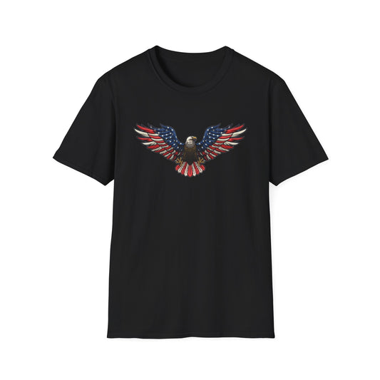 Eagle T-Shirt — American Flag Wings