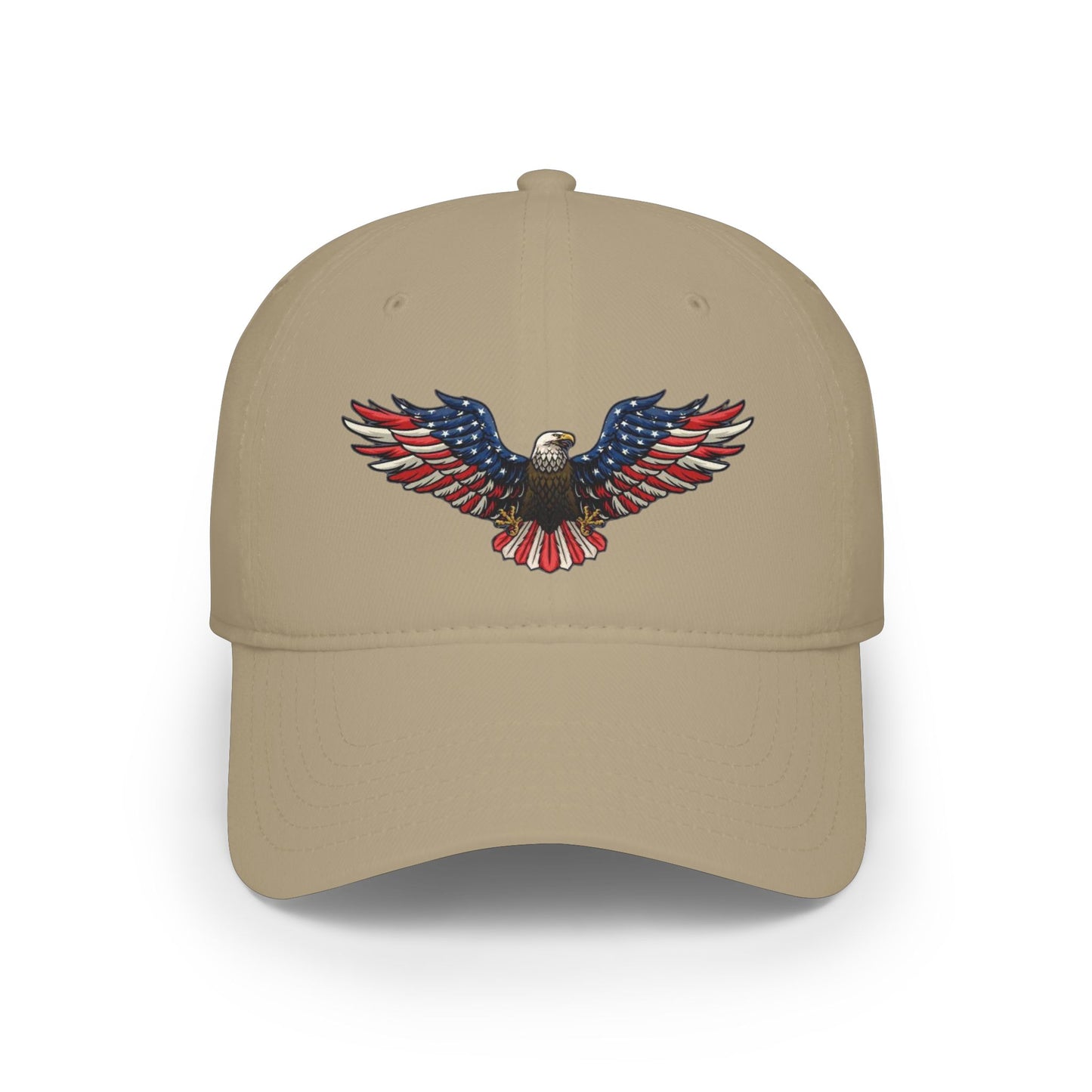 Eagle Baseball Cap — American Flag Bald Eagle
