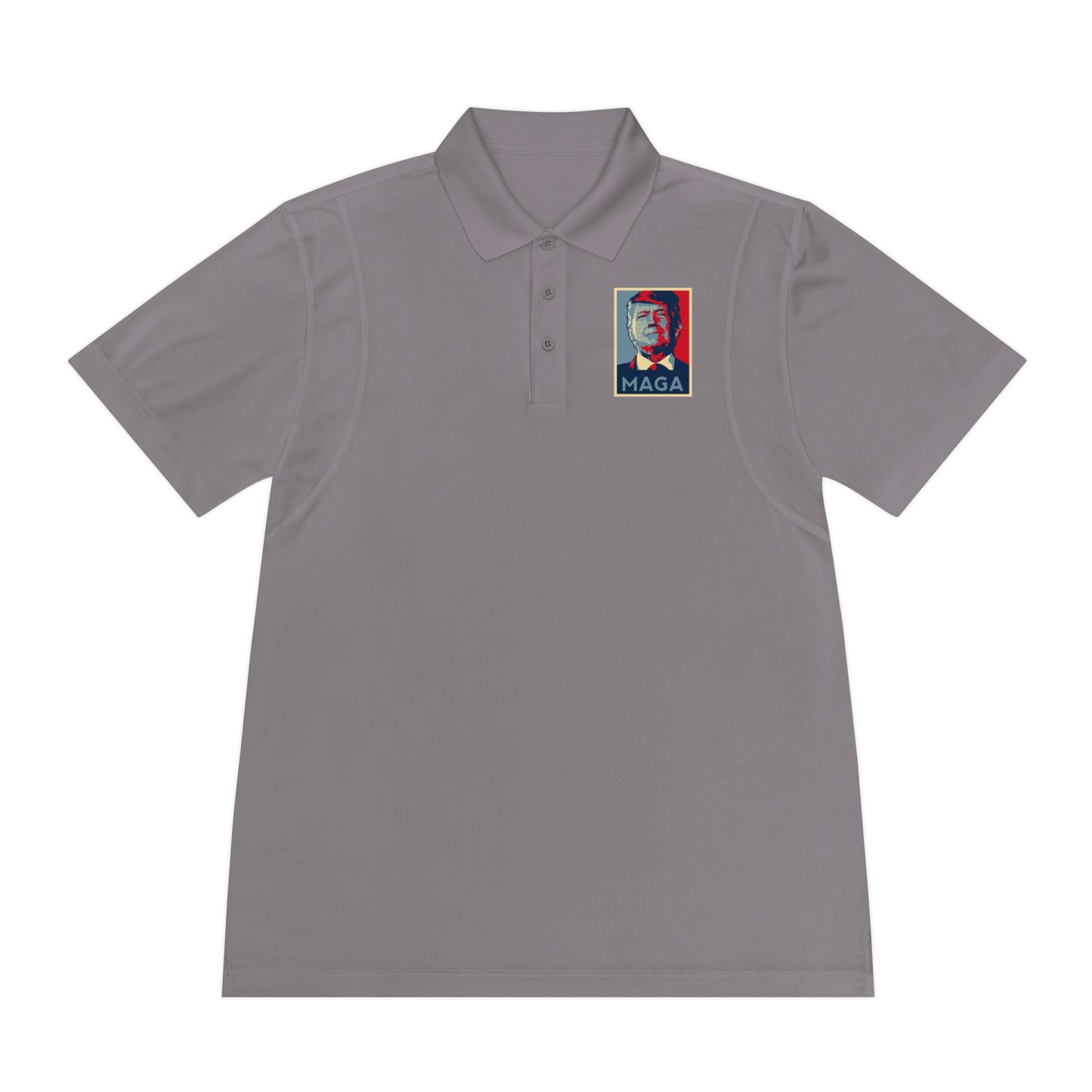 Men's Polo Shirt — MAGA Print