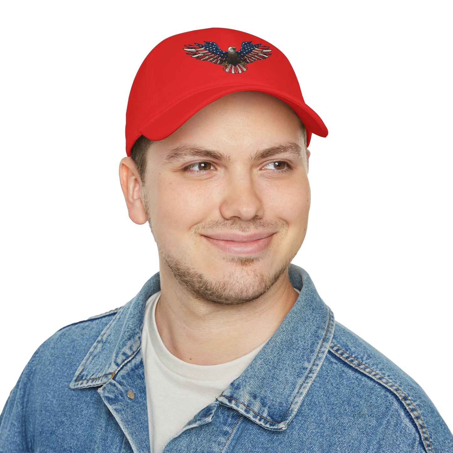 Eagle Baseball Cap — American Flag Bald Eagle