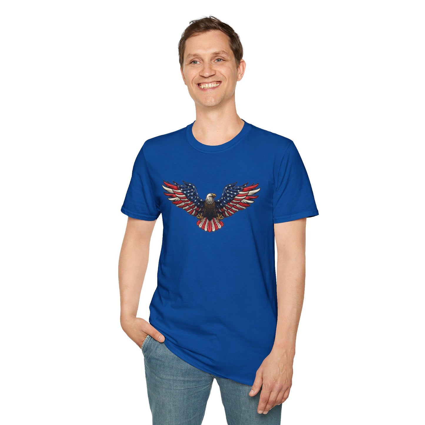 Eagle T-Shirt — American Flag Wings