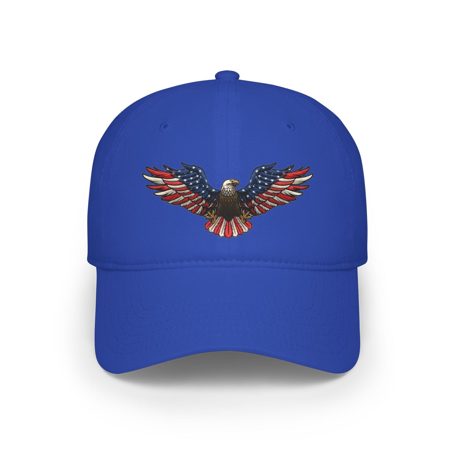 Eagle Baseball Cap — American Flag Bald Eagle