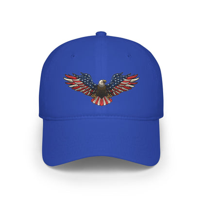 Eagle Baseball Cap — American Flag Bald Eagle