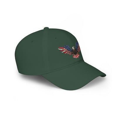 Eagle Baseball Cap — American Flag Bald Eagle