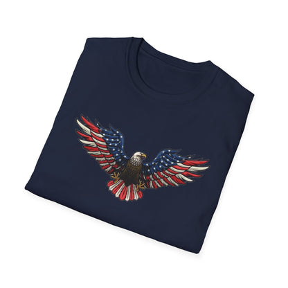Eagle T-Shirt — American Flag Wings