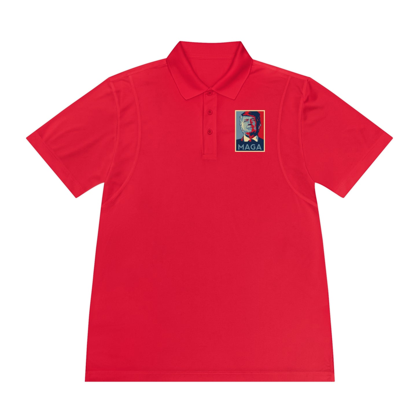 Men's Polo Shirt — MAGA Print