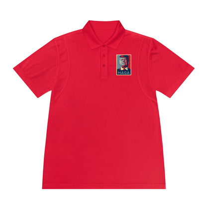 Men's Polo Shirt — MAGA Print