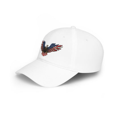 Eagle Baseball Cap — American Flag Bald Eagle