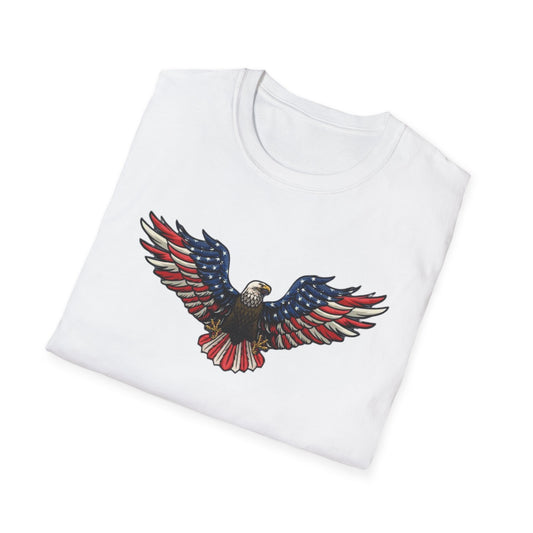 Eagle T-Shirt — American Flag Wings