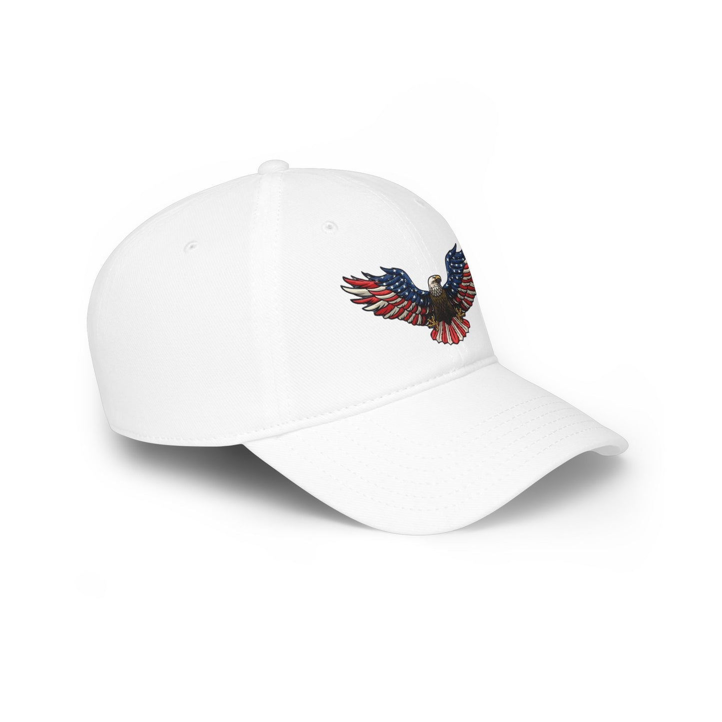 Eagle Baseball Cap — American Flag Bald Eagle