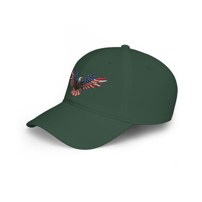 Eagle Baseball Cap — American Flag Bald Eagle