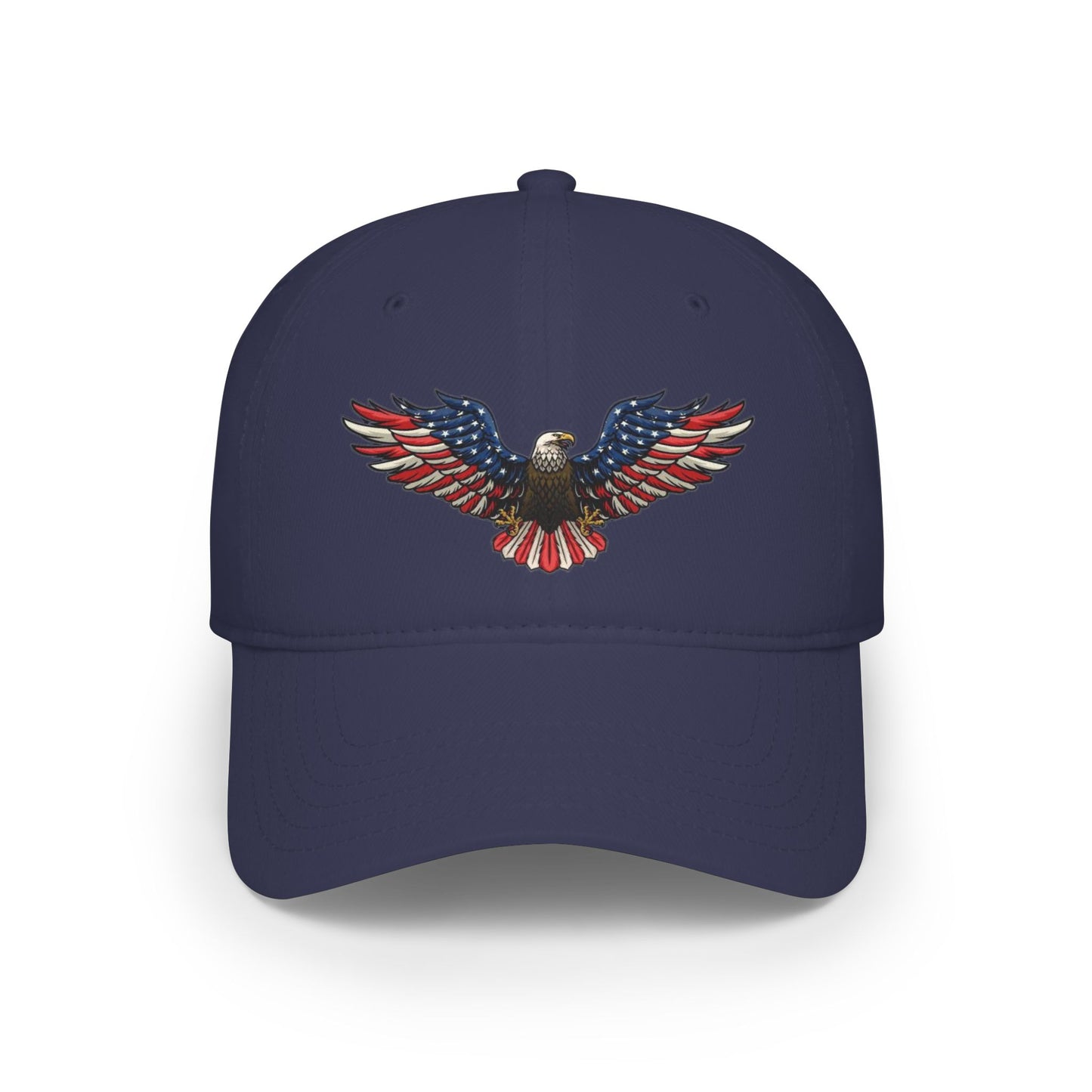 Eagle Baseball Cap — American Flag Bald Eagle