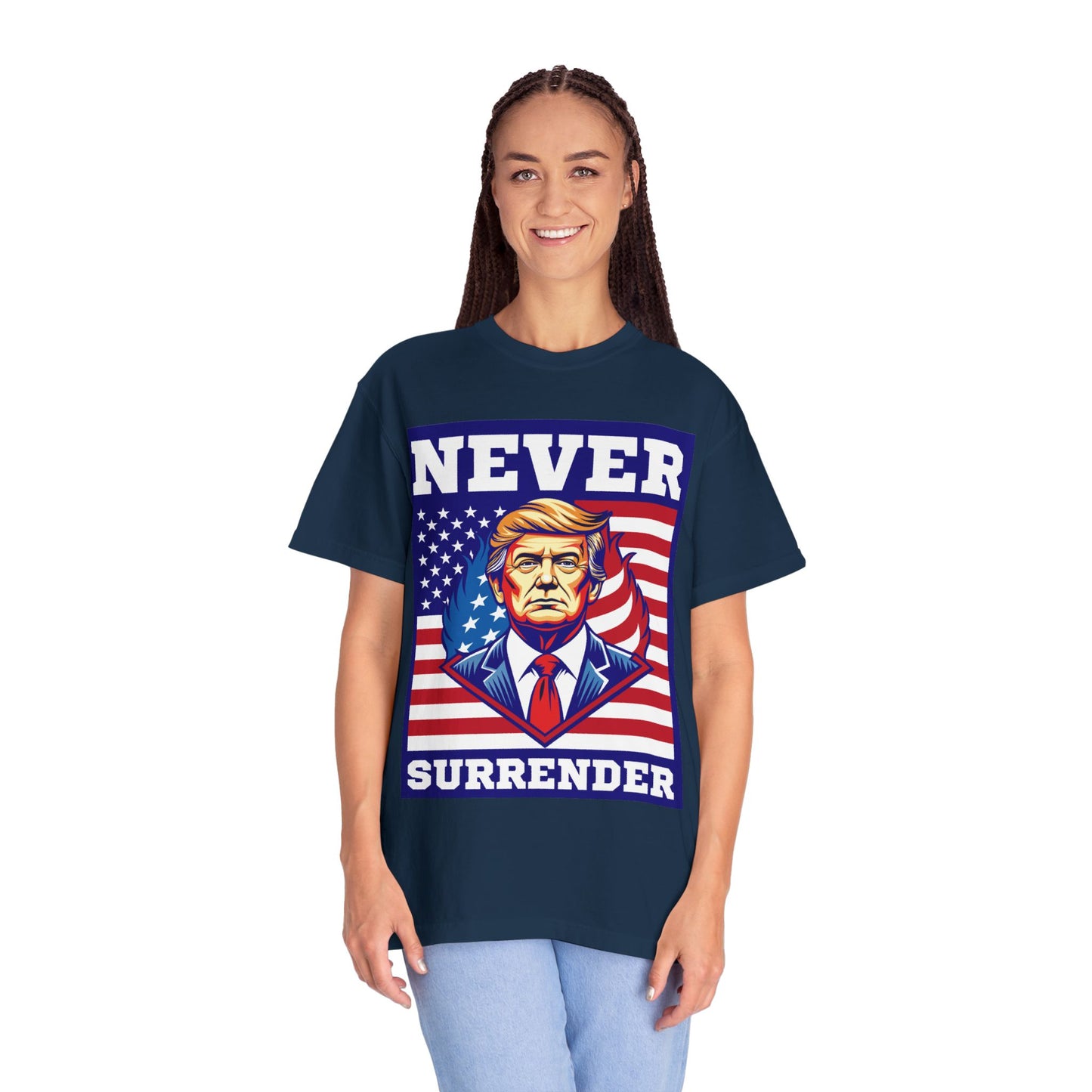 Never Surrender Patriotic T-Shirt