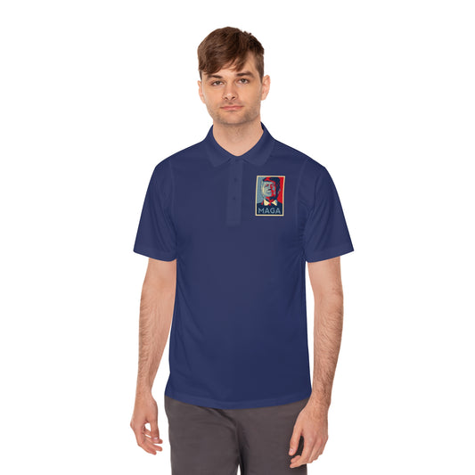 Men's Polo Shirt — MAGA Print