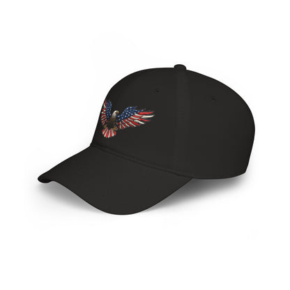 Eagle Baseball Cap — American Flag Bald Eagle