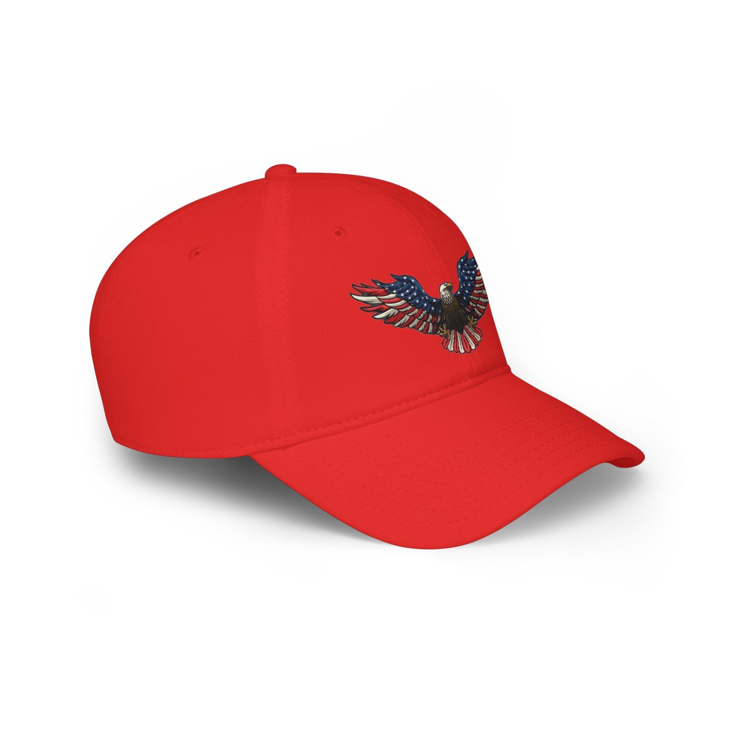 Eagle Baseball Cap — American Flag Bald Eagle