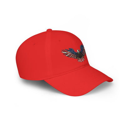 Eagle Baseball Cap — American Flag Bald Eagle