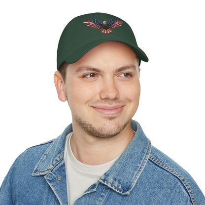 Eagle Baseball Cap — American Flag Bald Eagle