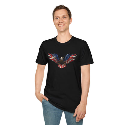 Eagle T-Shirt — American Flag Wings