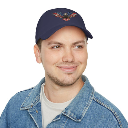 Eagle Baseball Cap — American Flag Bald Eagle