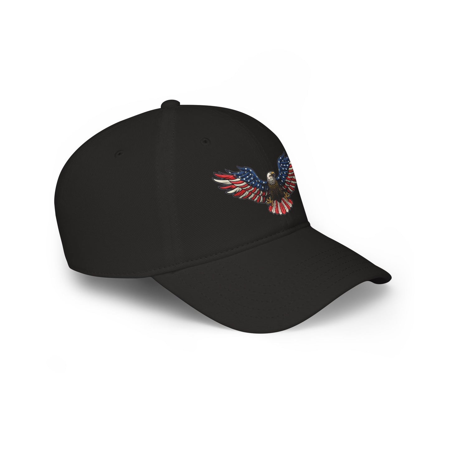 Eagle Baseball Cap — American Flag Bald Eagle