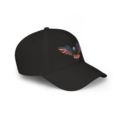 Eagle Baseball Cap — American Flag Bald Eagle