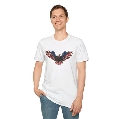 Eagle T-Shirt — American Flag Wings