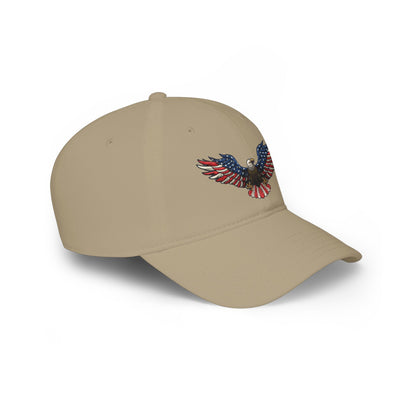 Eagle Baseball Cap — American Flag Bald Eagle